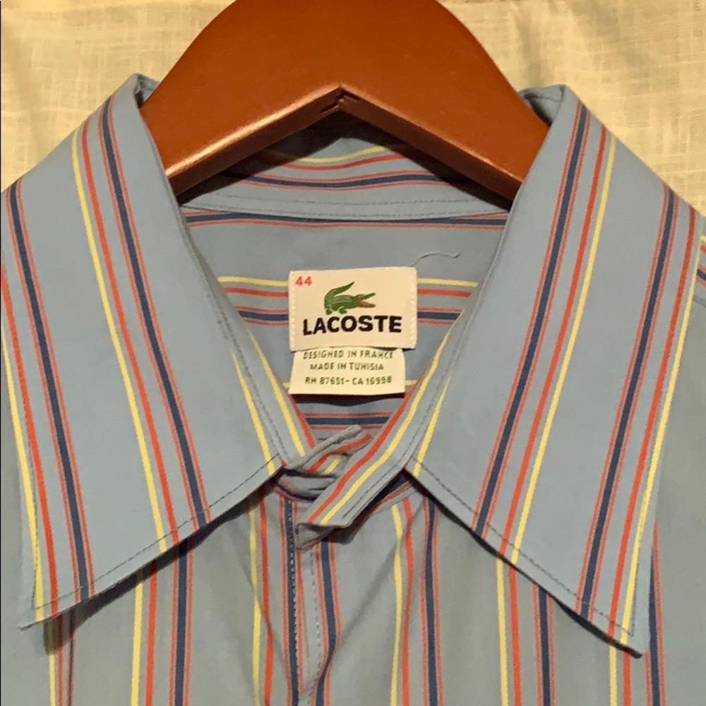 LaCoste Striped Dress Shirt